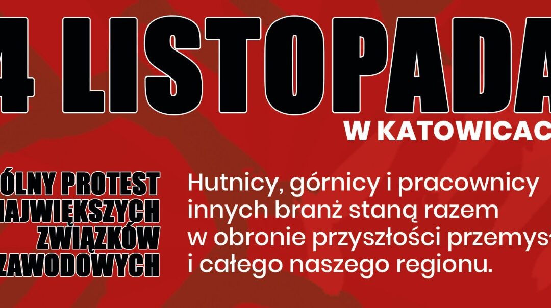 Demonstracja MKPS w Katowicach