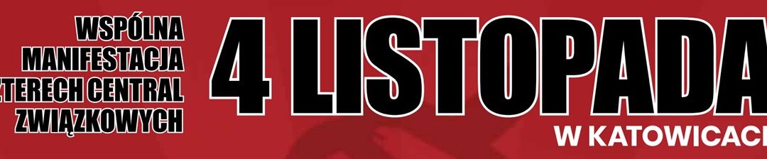 Wspólna manifestacja w Katowicach