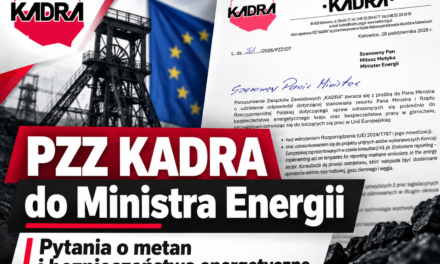 PZZ KADRA apeluje do Ministra Energii o pilne stanowisko w sprawie unijnych regulacji dotyczących emisji metanu